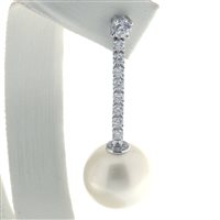 Orecchini Fanton Gioielli Donna ORECCHINI PERLA in Oro bianco Perla OROR-7-52 - OROR-7-52